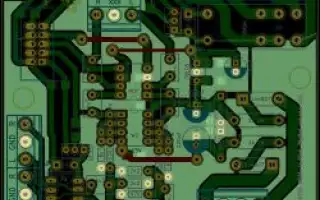 Main driver PCB board with highlighted ground line.